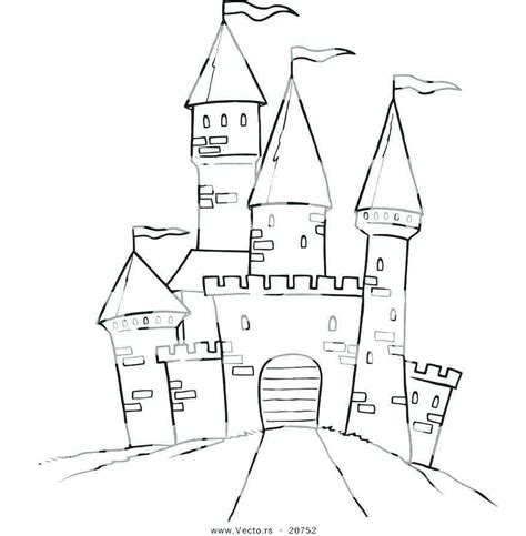 Castle Drawing Easy at PaintingValley.com | Explore collection of Castle Drawing Easy