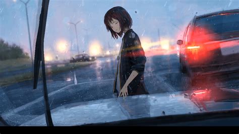 Sad Rain Anime Wallpapers - Top Free Sad Rain Anime Backgrounds - WallpaperAccess