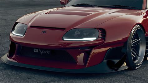 Toyota Supra MK4 Stage 1 Custom Wide Body Kit by Hycade Ver.1 Buy with ...