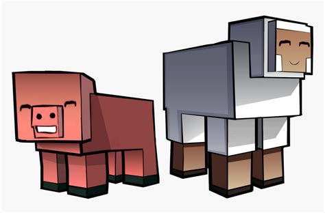 Minecraft Pig Animated Transparent - Minecraft Art Png, Png Download , Transparent Png Image ...