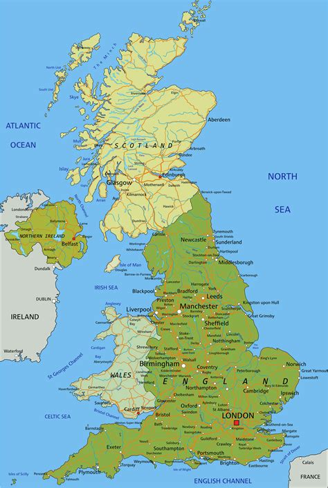 United Kingdom Map - Guide of the World