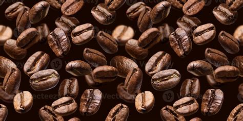 Falling coffee beans isolated on black background 10825668 Stock Photo at Vecteezy