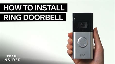 Ring Doorbell Installation Manual