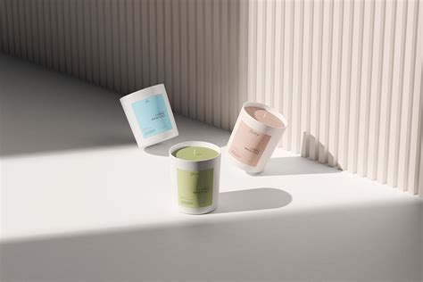 Candle Mockup Set Download, Candle Packaging on Behance