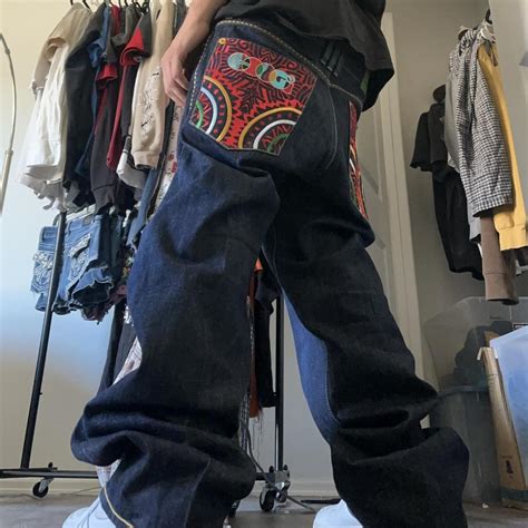 ☠️🖤COOGI jeans 🖤☠️ Size 36 waist Very cute and baggy... - Depop