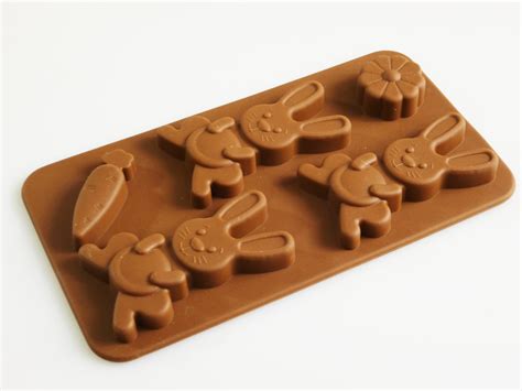 Bunny / Rabbit / Carrot Silicone Chocolate Mould - Easter Favourite ...