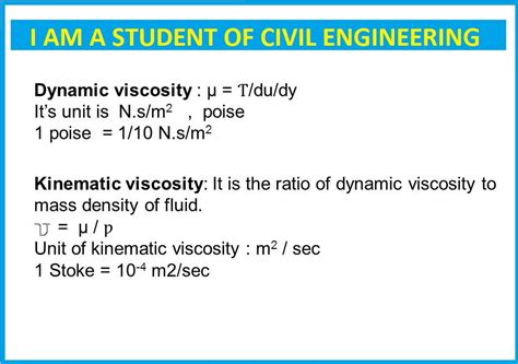 Viscosity Si Units