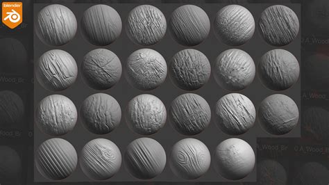 ArtStation - Blender Wood Sculpting Brushes | Brushes