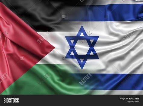 Israel Palestine Flags Image & Photo (Free Trial) | Bigstock