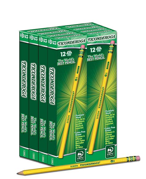 Ticonderoga Yellow Soft Number 2 Pencil 96 Count - Walmart.com - Walmart.com