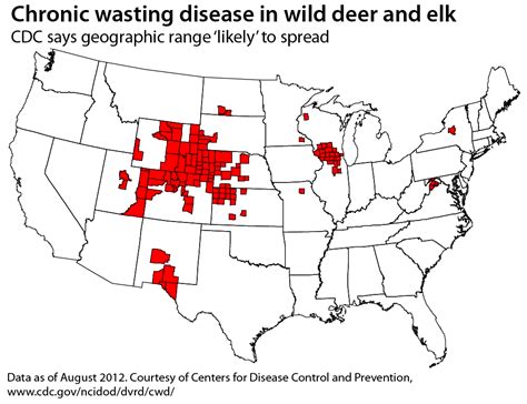 CWD-map – The Wildlife News