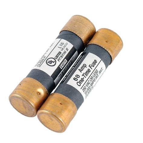 GE 60 Amp Cartridge Type Fuse (2-Pack)-54226 - The Home Depot