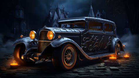 Halloween Car Free Stock Photo - Public Domain Pictures