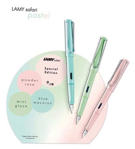 Lamy Safari New Pastel Colors For 2019 : r/fountainpens