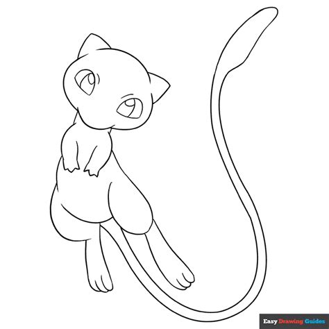 mew coloring page ideas pokemon ready for download