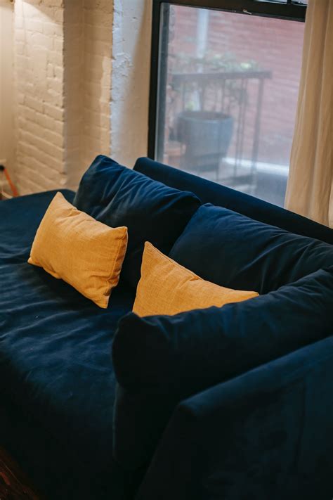 Cozy sofa in living room · Free Stock Photo