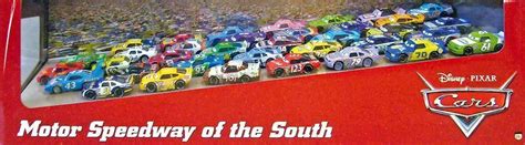 DISNEY PIXAR CARS PISTON CUP MOTOR SPEEDWAY OF THE SOUTH BOX SET 487/ ...