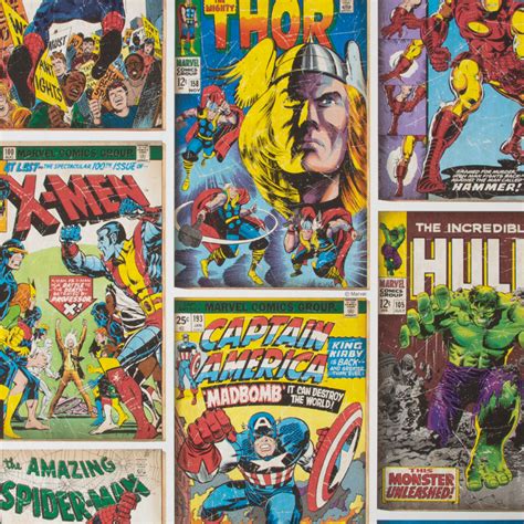 Marvel Action Heroes - Wallpaper Emporium