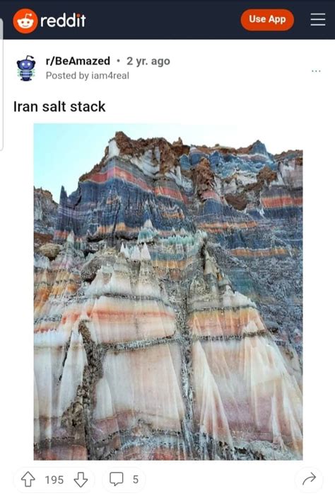 Viral Photo of a Salt Mountain in Iran Is Edited | Misbar