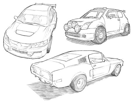 Car Sketch - Car Only