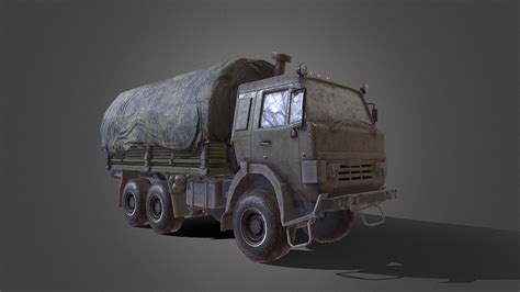 Kamaz Truck - Buy Royalty Free 3D model by lynett [d23c857] - Sketchfab Store