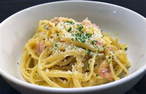 Linguine Carbonara - Meal for the busy