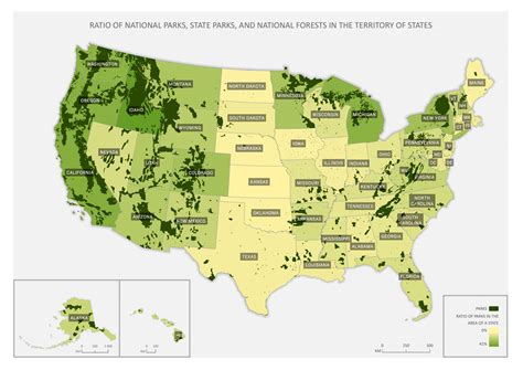 Map Of Us With National Parks | US States Map