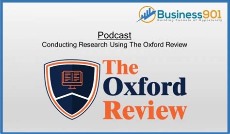 Conducting Research Using The Oxford Review