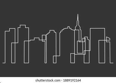 Continuous Line Drawing Engineer Building Construction Stock Vector (Royalty Free) 1889192164 ...