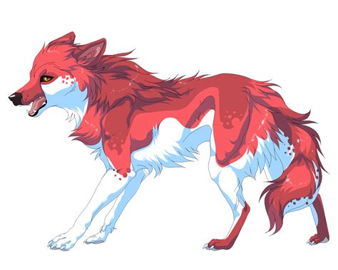 Red Wolf by Wavyrr on DeviantArt | Red wolf, Anime wolf, Wolf