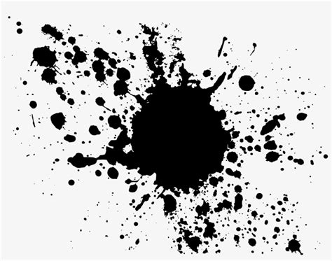 Paint Splatter Vector Png - Black Color Splash Png PNG Image | Transparent PNG Free Download on ...