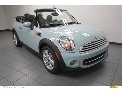 Light Blue Mini Cooper Convertible - Mini Cooper Cars