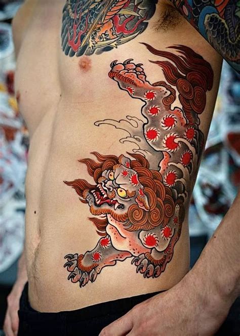 20 Mind-blowing foo dog tattoo designs