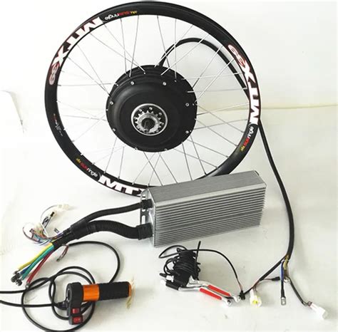 26" 5kw electric bike kit 5000w brushless hub motor kit ebike kit 5000w e bike wheel motor ...