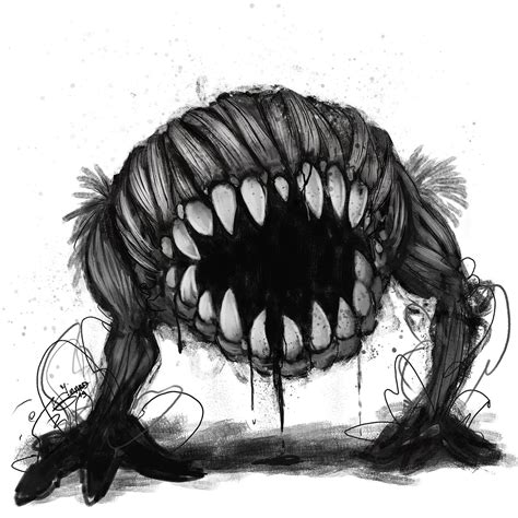 Scary Drawings Of Monsters