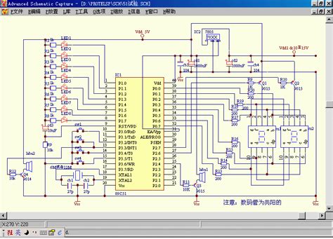 Microcontroller test board circuit 1 - Measuring_and_Test_Circuit - Circuit Diagram - SeekIC.com