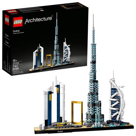 LEGO Architecture Skylines: Dubai 21052 Building Kit, Collectible Arch ...