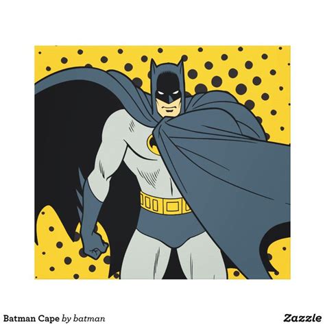 Batman Cape Canvas Print | Zazzle | Batman prints, Batman cape, Batman poster