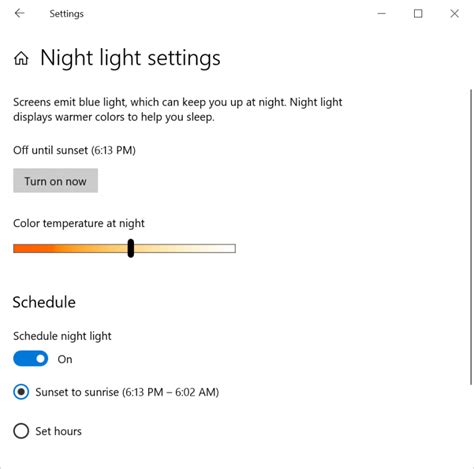 How to Setup Night Light Mode in Windows 10? – WebNots