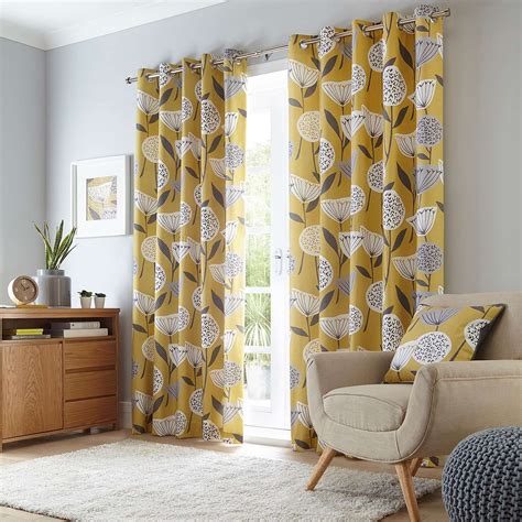 Dunelm Mill Yellow Curtains | Homeminimalisite.com