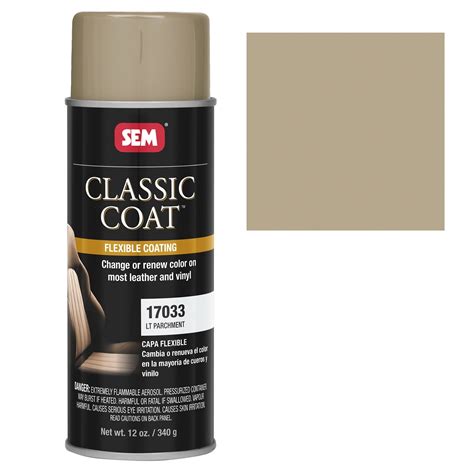 SEM CLASSIC COAT Light Parchment Vinyl Leather Spray Paint SEM 17033 ...