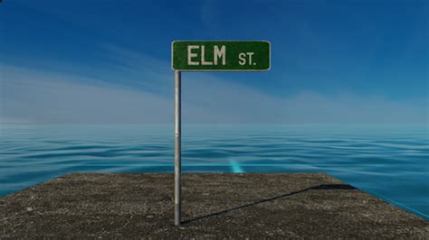 Elm Street Sign - Artwork, Signs, & Logos - Genesis3DX