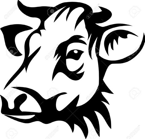 Cow Head Silhouette | Free download on ClipArtMag