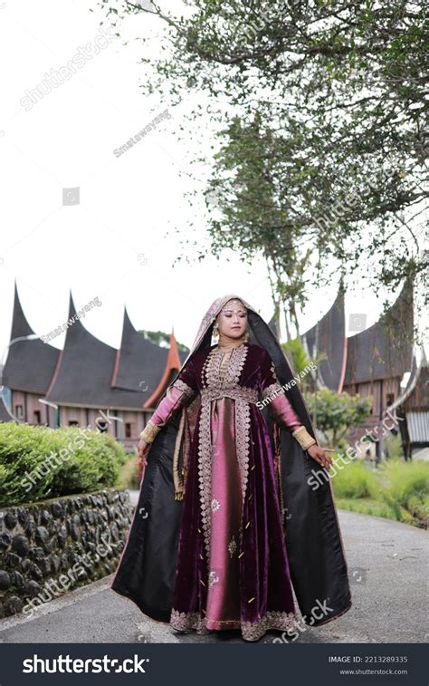 Beautiful Girl Wearing Minangkabau Traditional Clothes Stock Photo ...