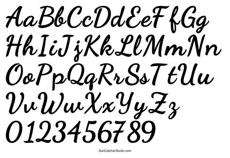 Free Printable Fonts - Printable Form, Templates and Letter