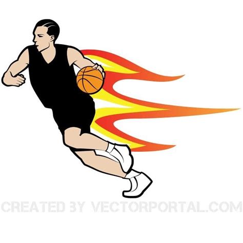 Basketball player Royalty Free Stock Vector Clip Art