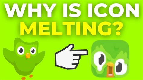 Why is Duolingo App Icon Melting? - YouTube