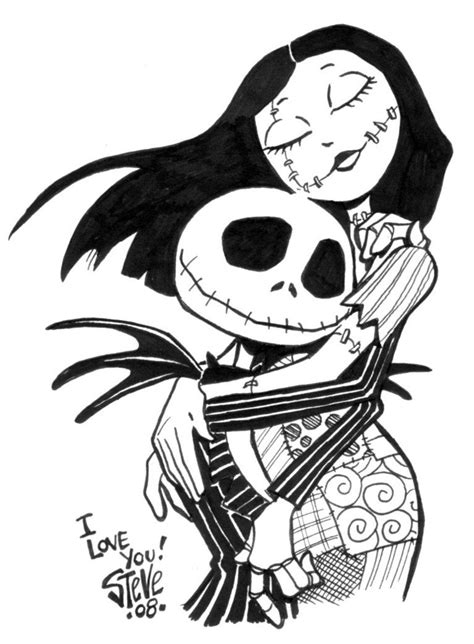 Jack and Sally by Steevcomix on deviantART | Nightmare before christmas tattoo, Nightmare before ...