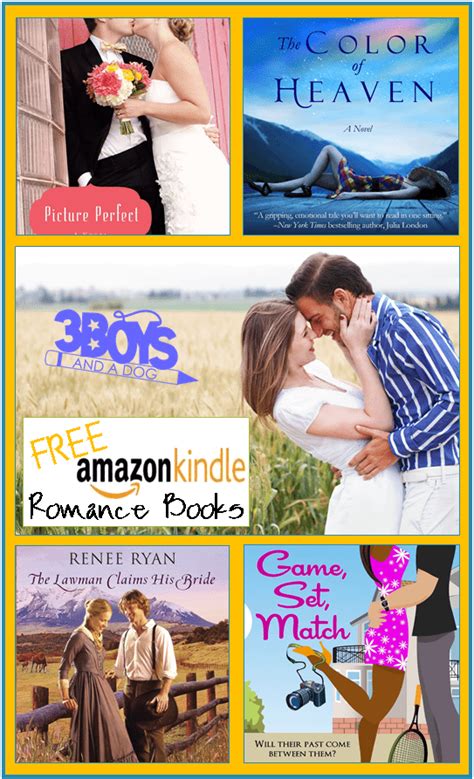 10 Free Kindle Books (romance for women) – 3 Boys and a Dog