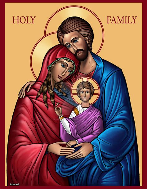 Holy Family Icon by TestingPointDesign on DeviantArt